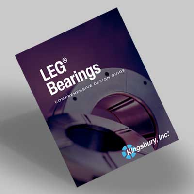 LEG Directed Lubrication Thrust & Journal Bearings