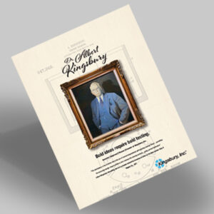 Dr. Albert Kingsbury Bold Ideas require bold testing thumbnail cover image