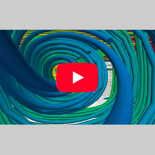 Streamlines of Oil in an LEG Thrust Bearing